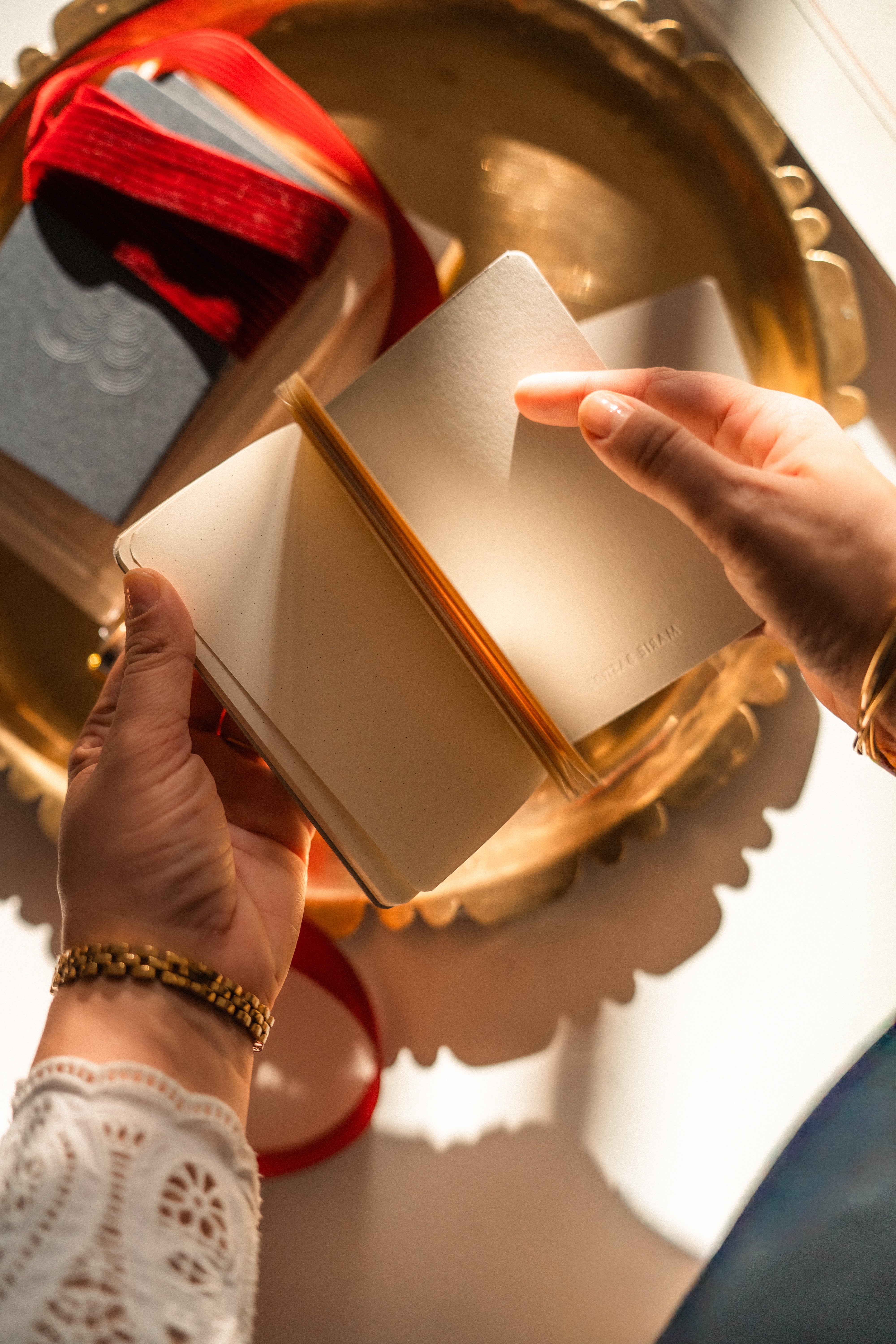 DEUX CARNETS PALMIER NOIR A6