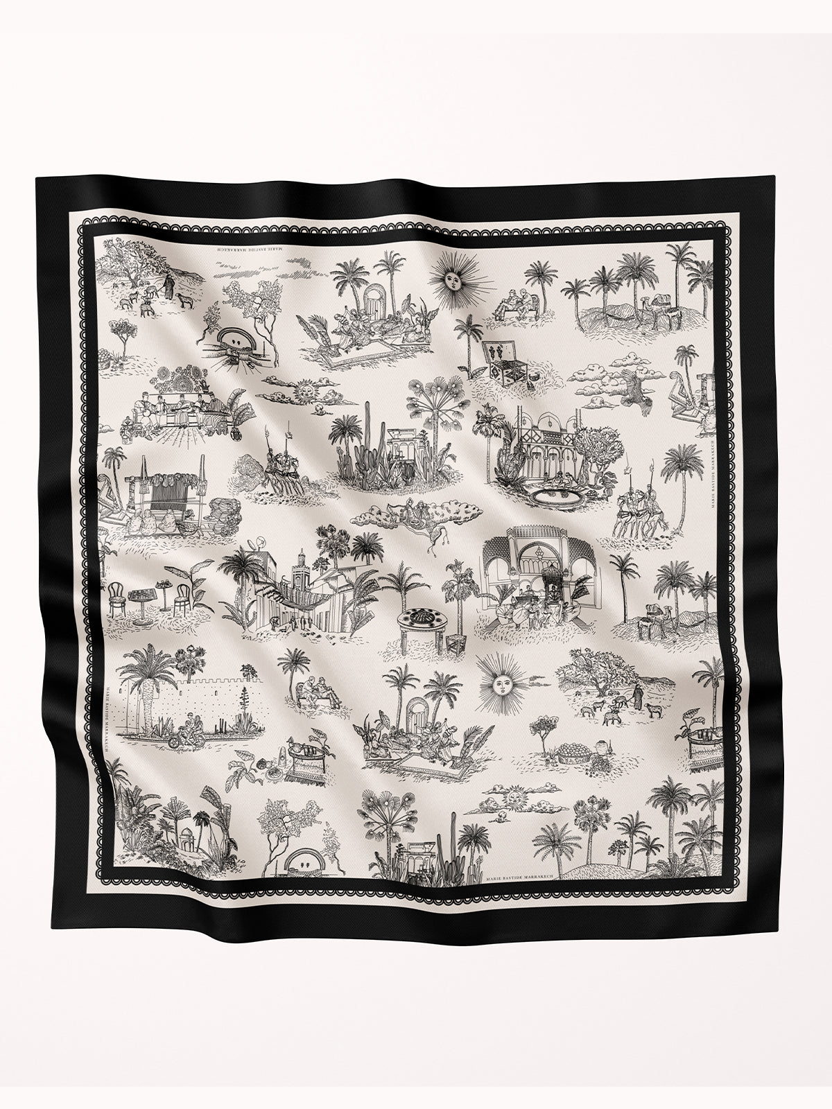 FOULARD CARRÉ DE SOIE MARIBIA