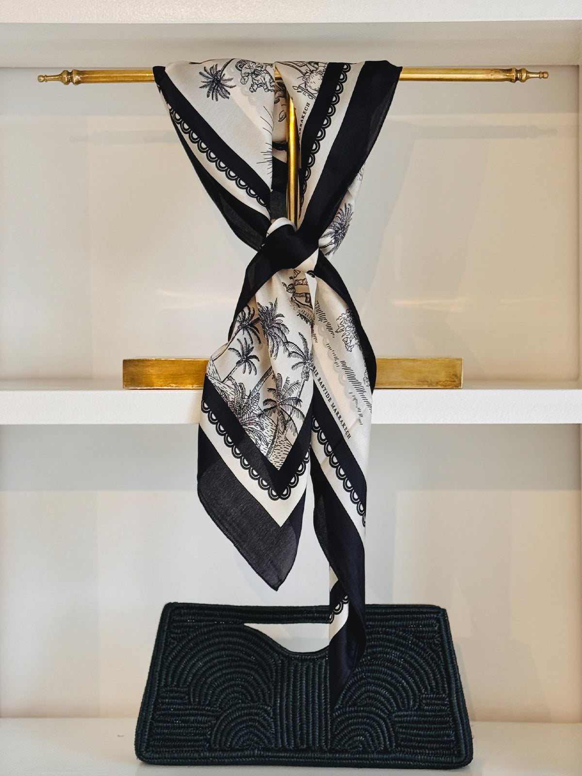 FOULARD CARRÉ DE SOIE MARIBIA