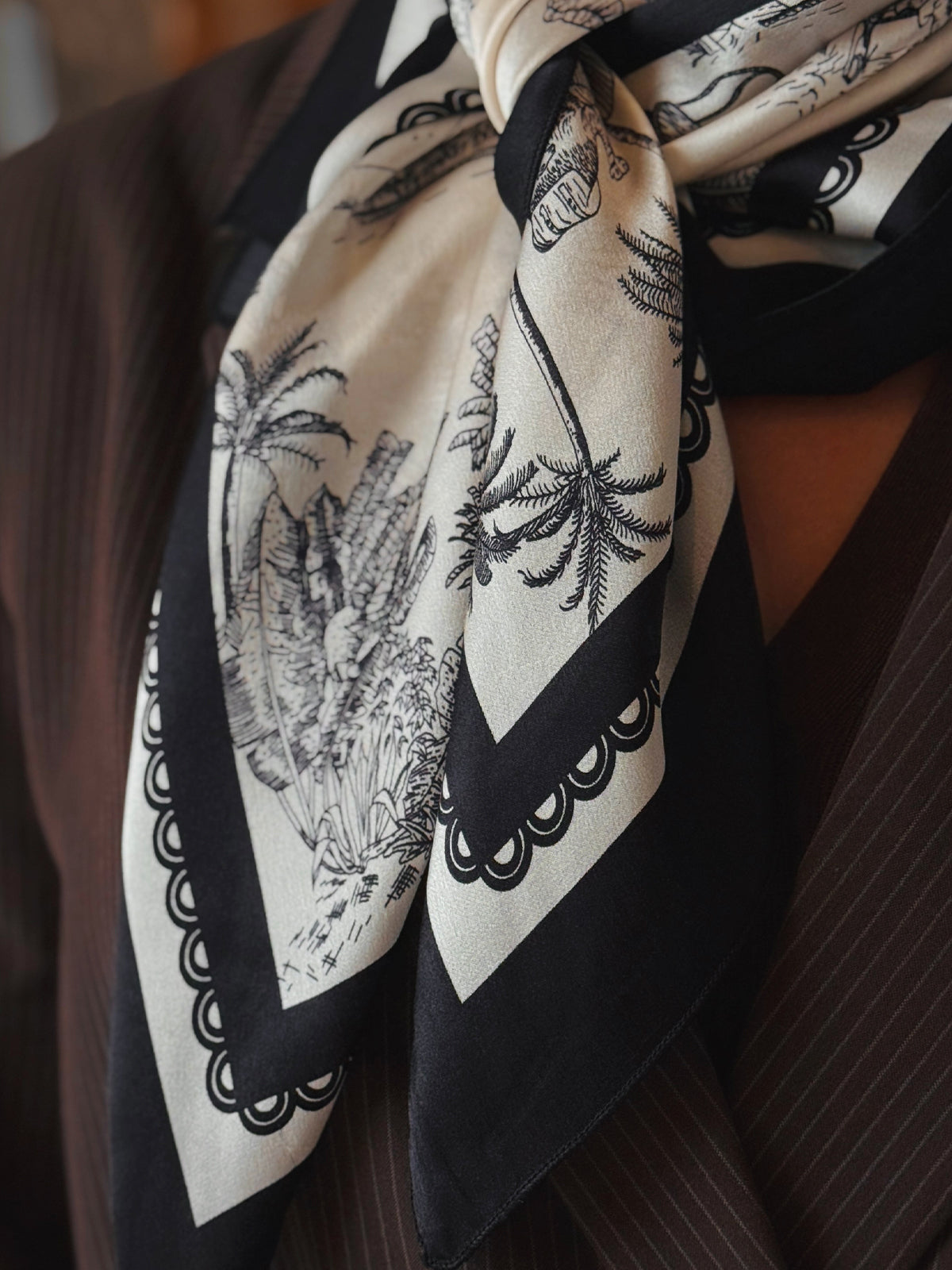 FOULARD CARRÉ DE SOIE MARIBIA