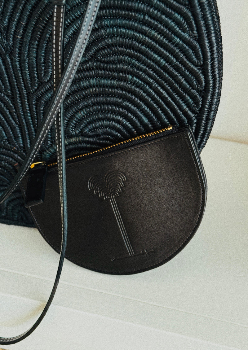 MINI POCHETTE PALM NOIRE