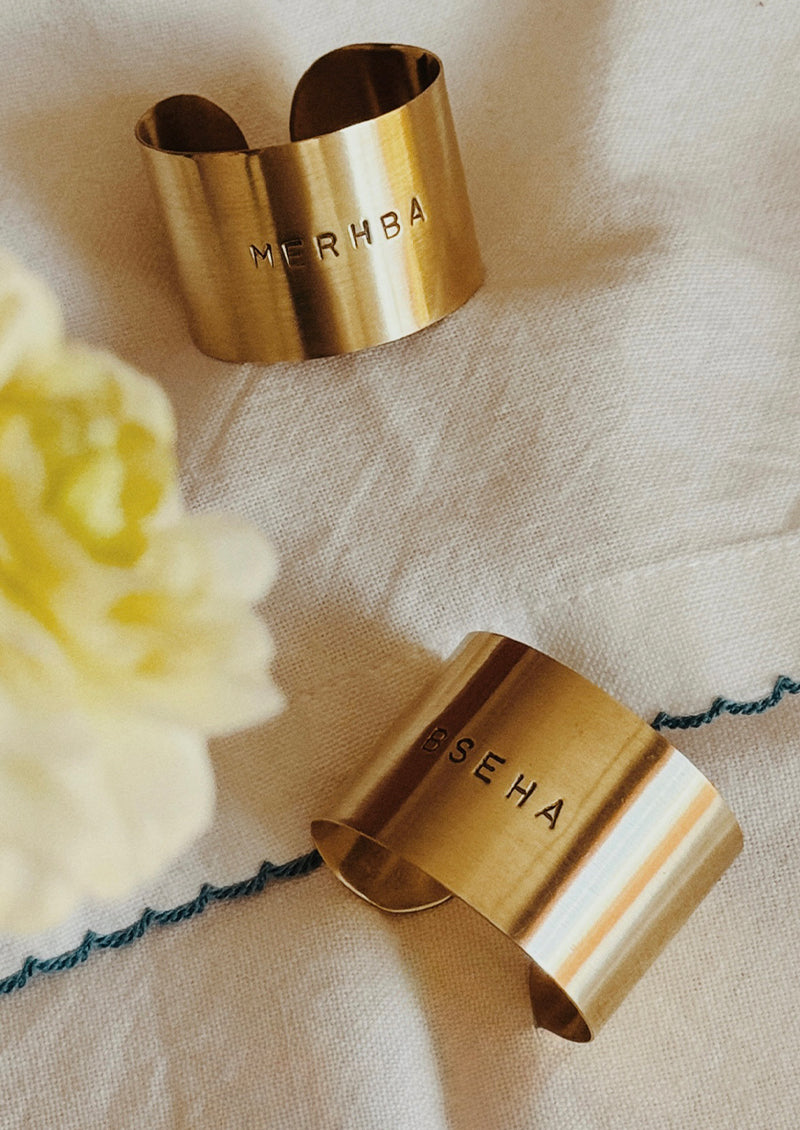 RONDS DE SERVIETTES MERHABA & BSEHA