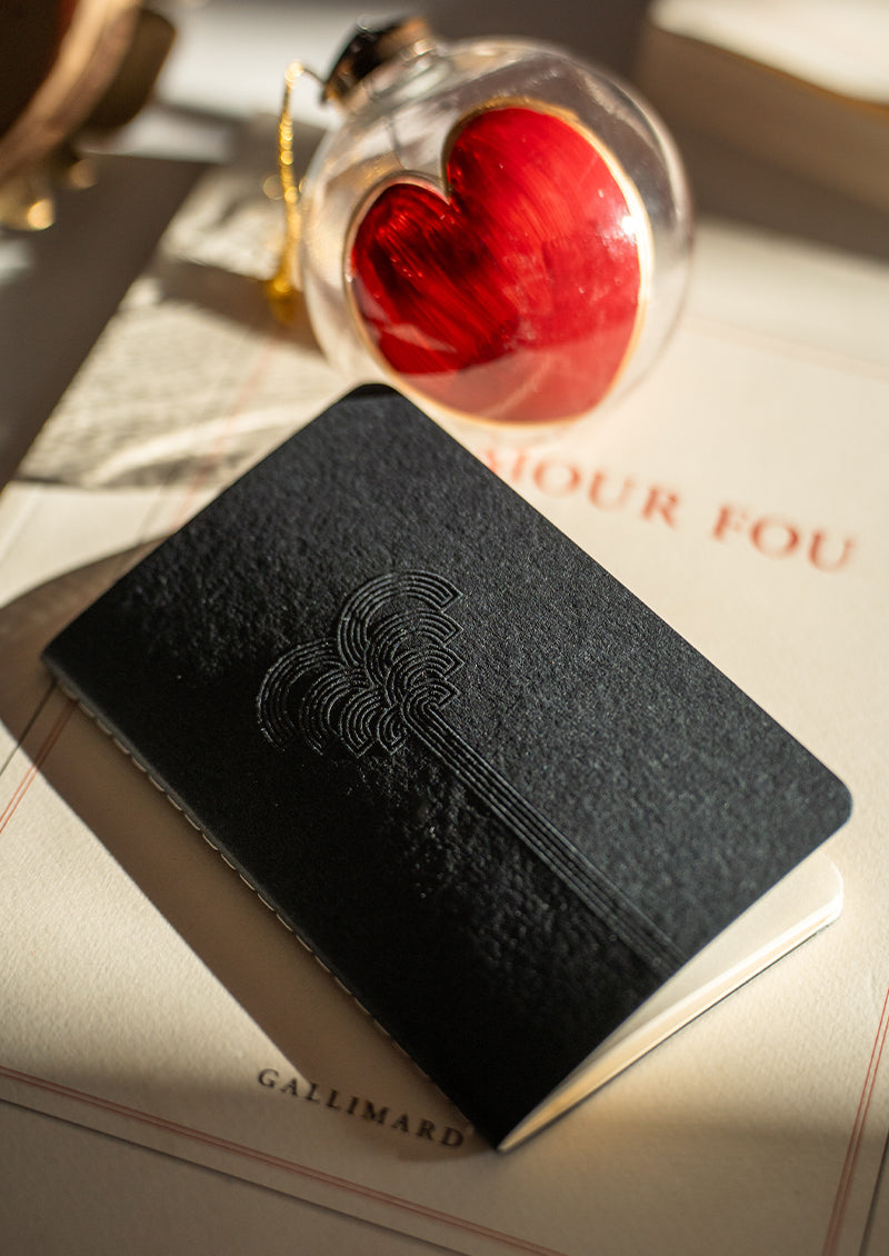 DEUX CARNETS PALMIER NOIR A6