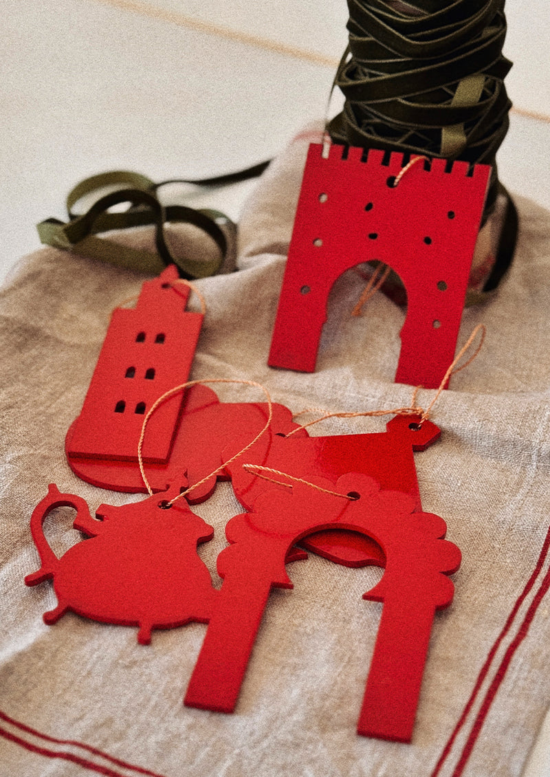 6 DÉCORATIONS MAROC ROUGE