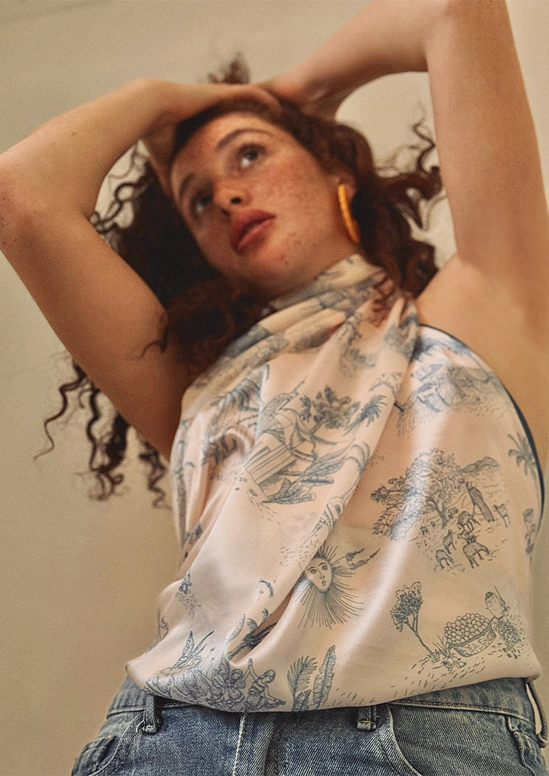 FOULARD CARRÉ DE SOIE MARIBIA
