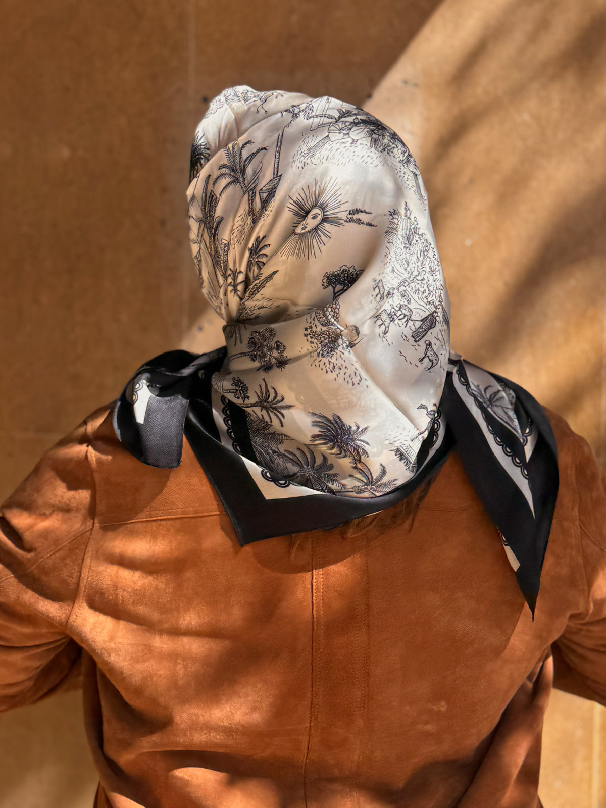 FOULARD CARRÉ DE SOIE MARIBIA