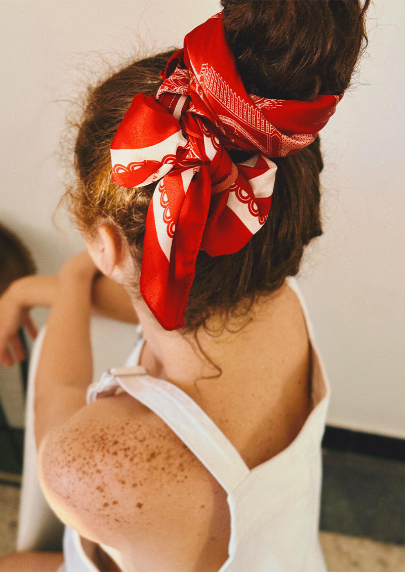 FOULARD CARRÉ DE SOIE MARIBIA