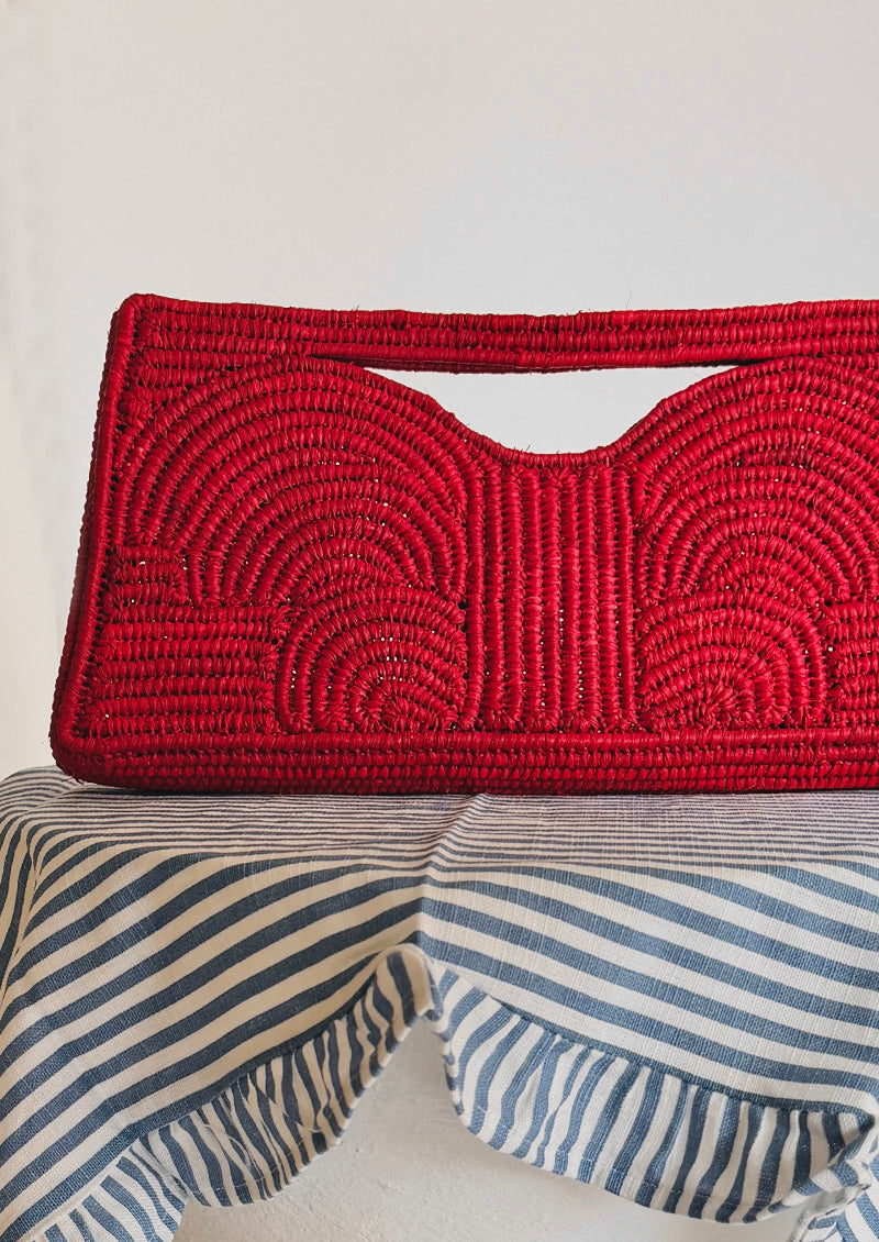 POCHETTE NUIT A L'HIVERNAGE ROUGE