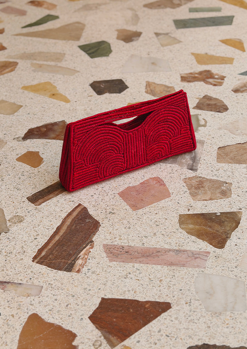 POCHETTE NUIT A L'HIVERNAGE ROUGE