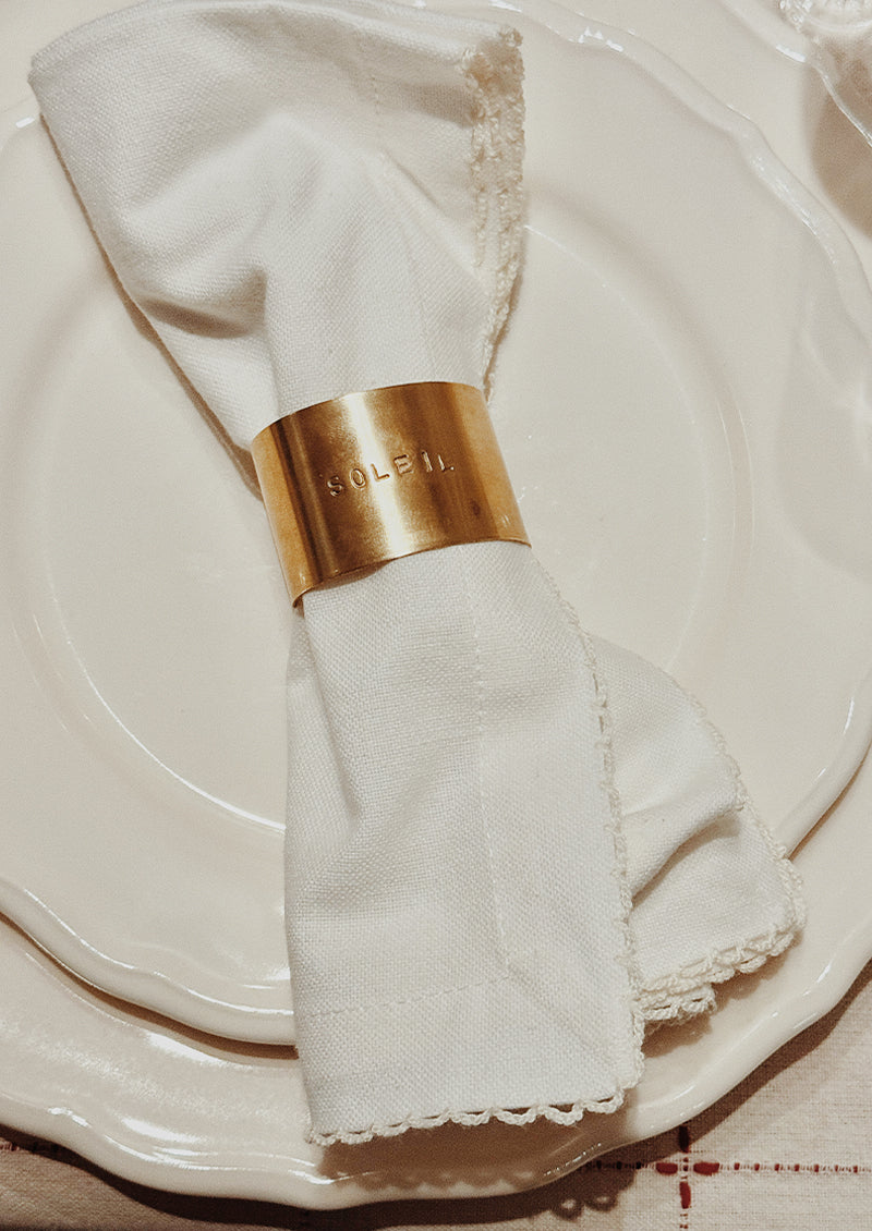 RONDS DE SERVIETTES SOLEIL & AMOUR