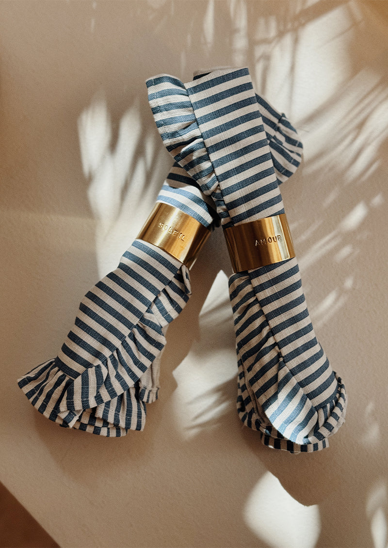 RONDS DE SERVIETTES SOLEIL & AMOUR